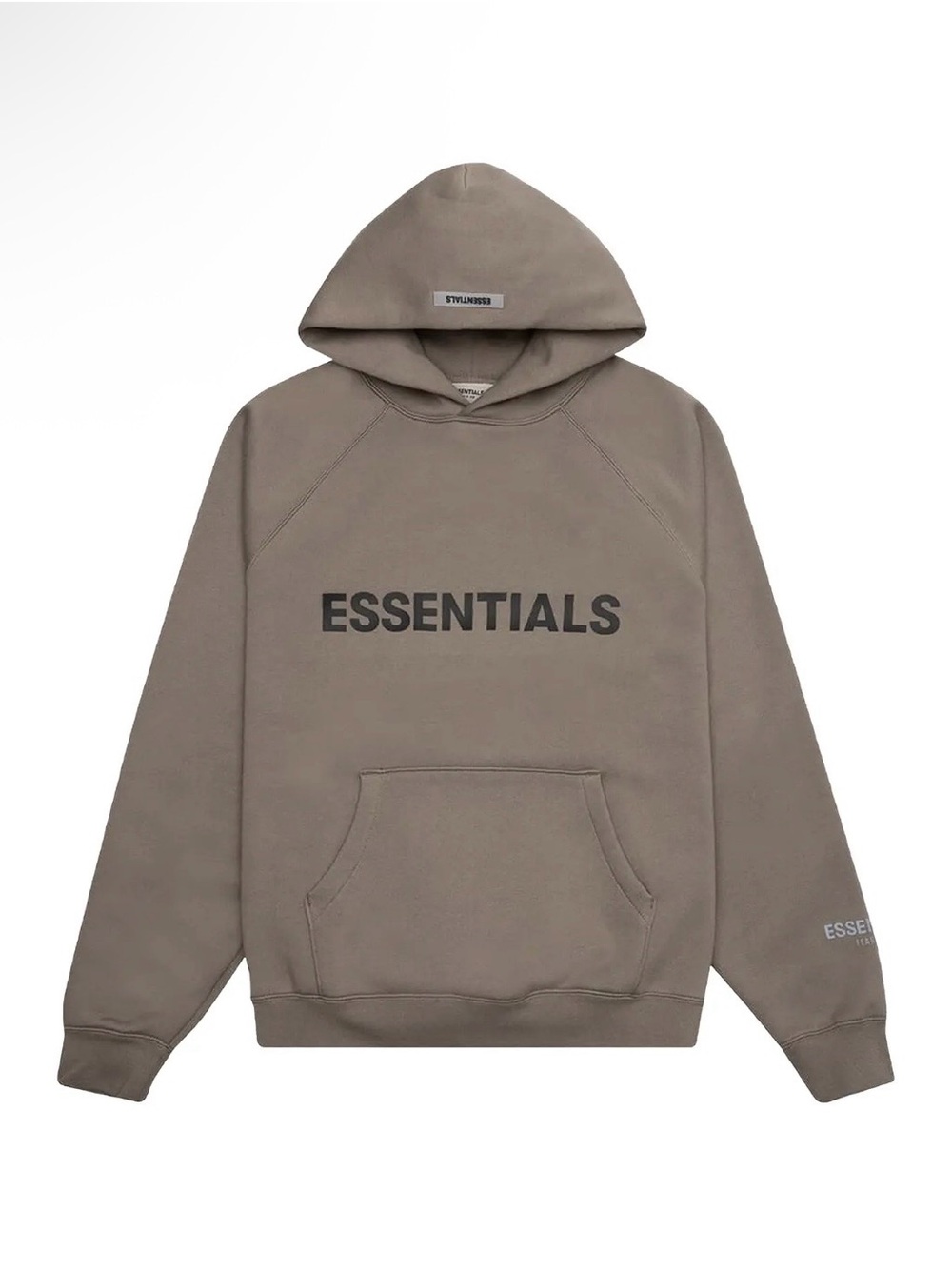 ESSENTIALS Men's Taupe Logo Hoodie and sweatpants set- size small